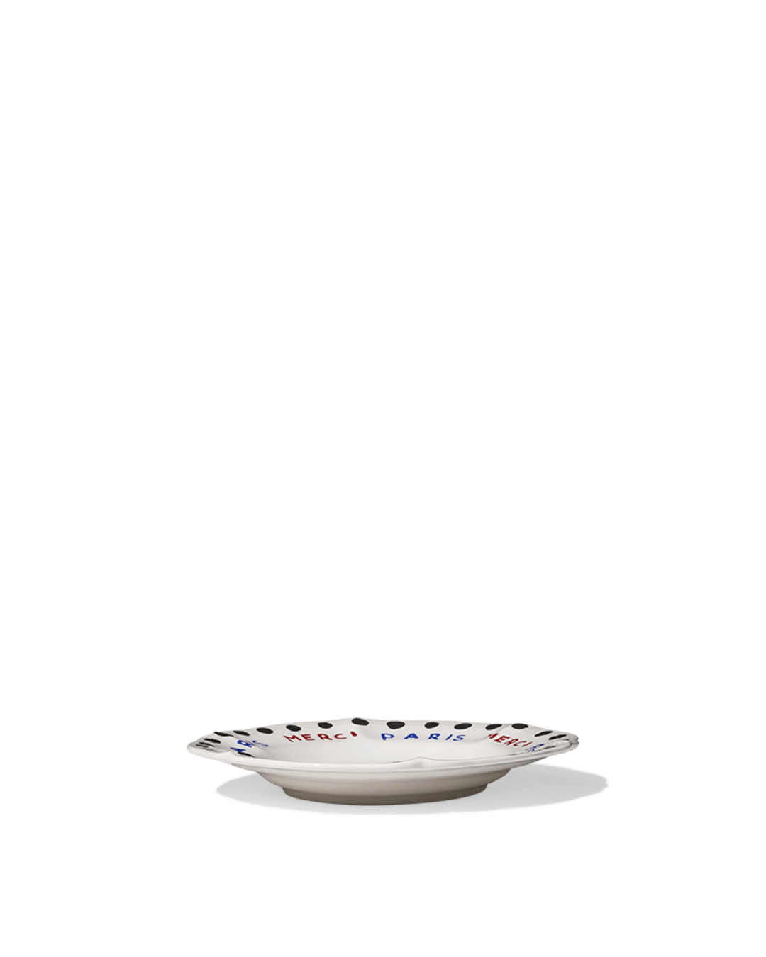 Merci - Assiette Plate En Faïence