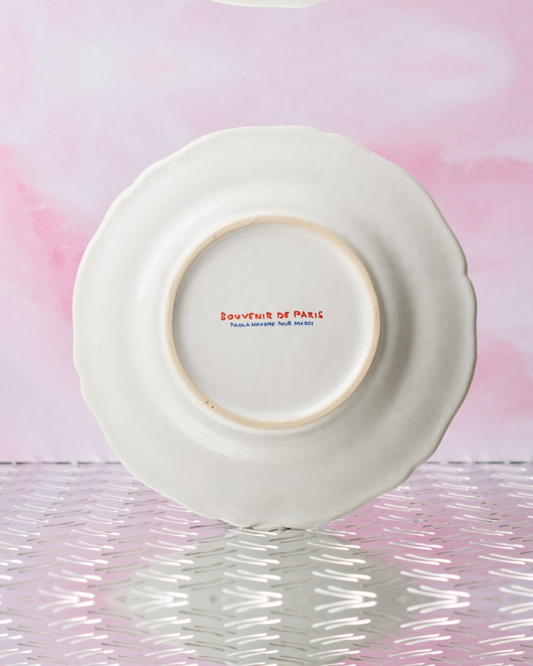 Merci - Earthernware plate