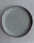 Merci - Assiette Plate En Grès Émaillé Jaspe - Bleu