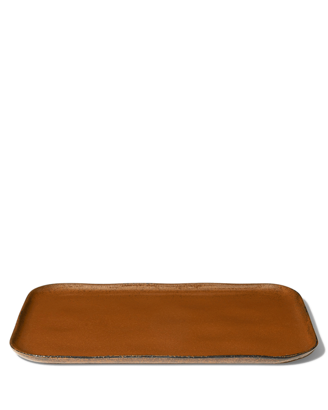 Merci x Serax - Stoneware flat plate n°1 - Ochre