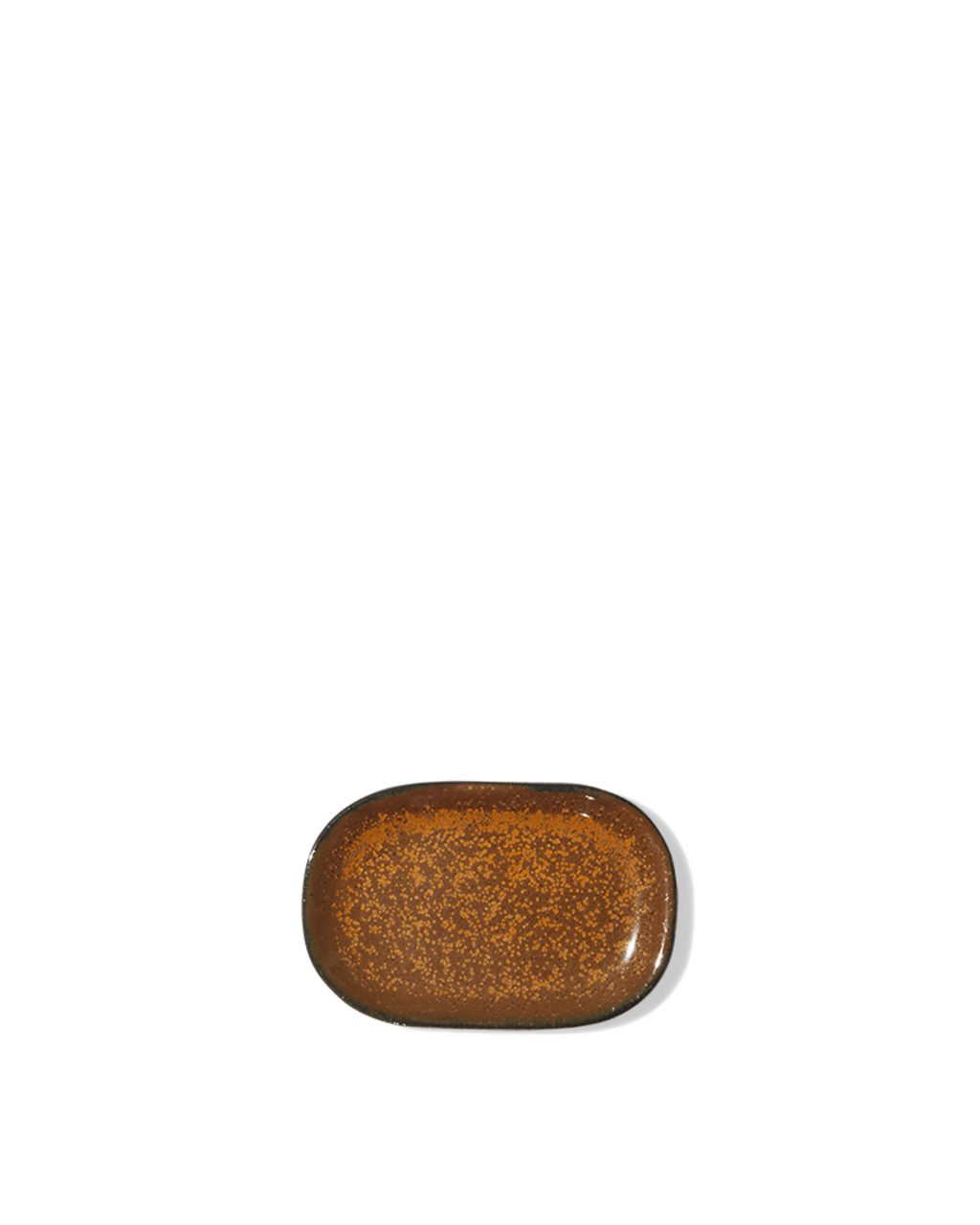 Merci x Serax - Stoneware flat plate n°4 - Ochre