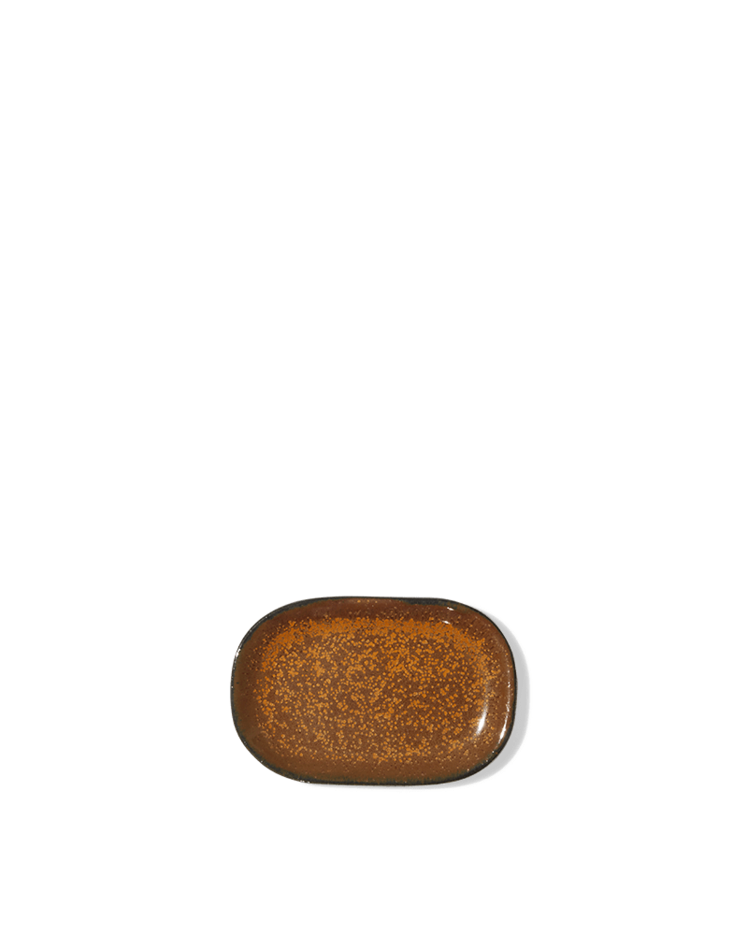 Merci x Serax - Stoneware flat plate n°4 - Ochre