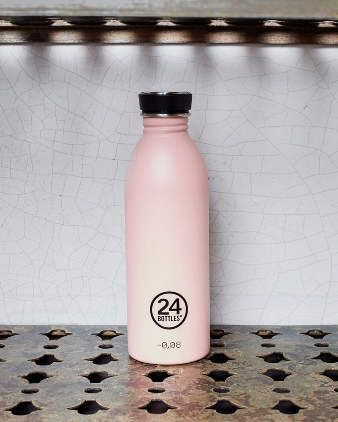 24 Bottles - Reusable steel bottle 500 ml - Urban - Dusty Pink