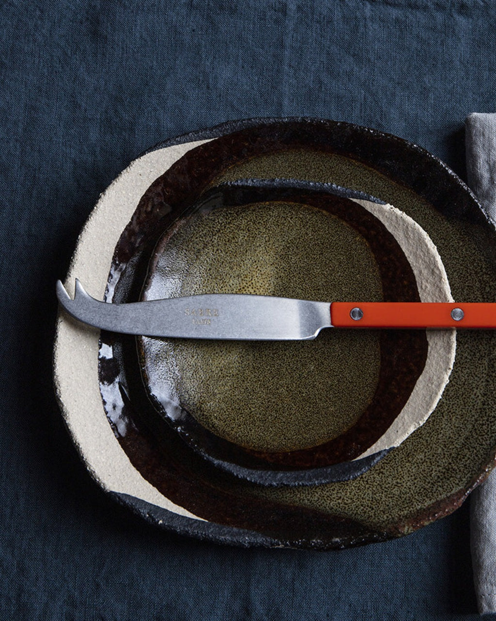 Jars Ceramistes - Assiette En Grès Émaillé Wabi - Seidou Kaki