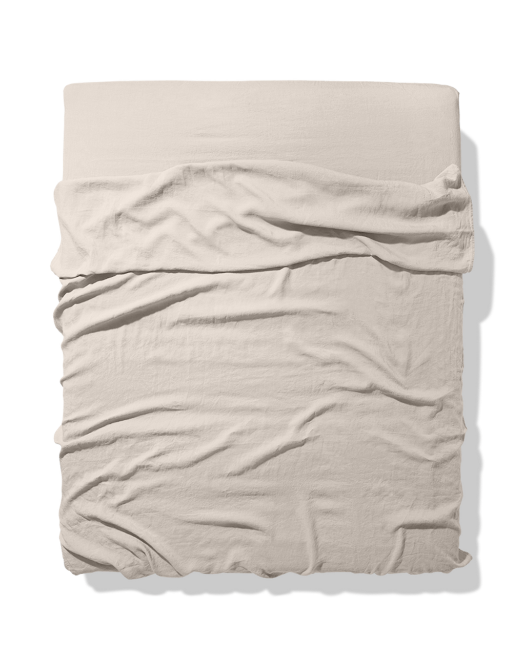 Merci - Drap Plat En Lin Lavé - Pierre
