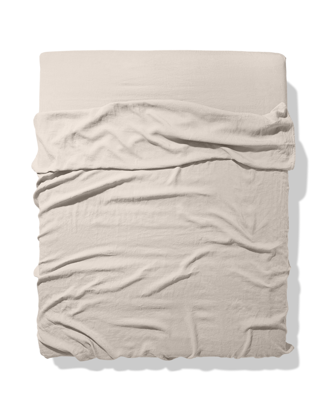 Merci - Drap Plat En Lin Lavé - Pierre