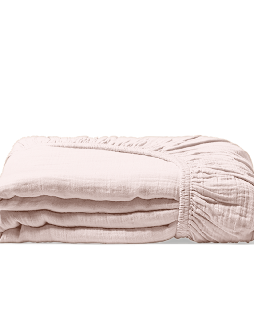 Merci - Drap-Housse En Gaze De Coton - Rose De Bagatelle