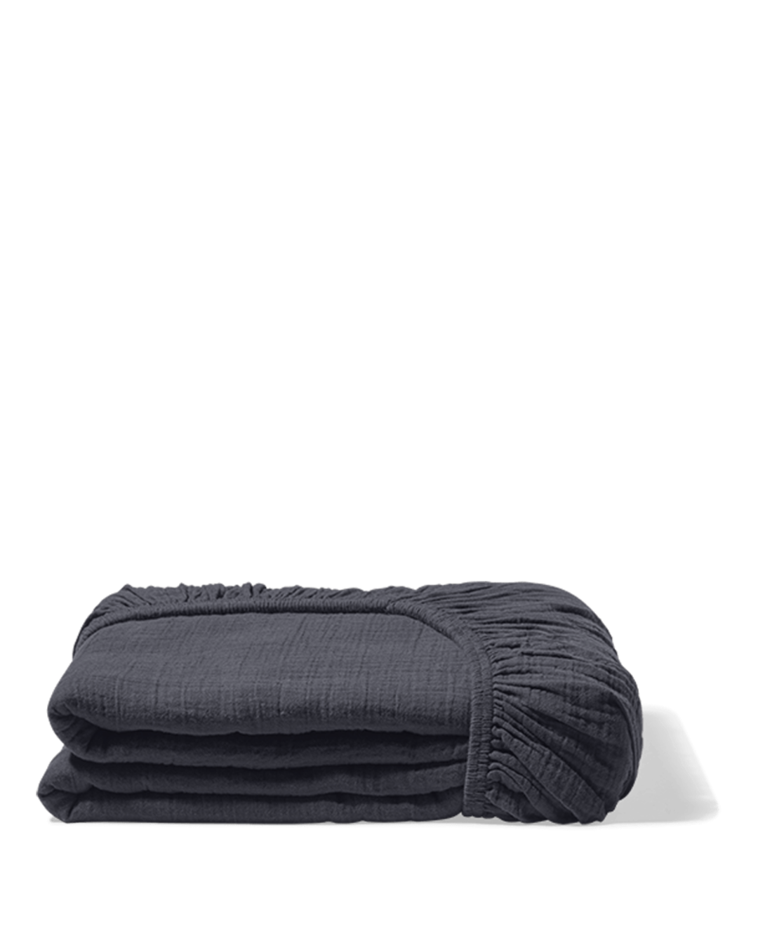 Merci - Drap-Housse En Gaze De Coton - Gris Fusain