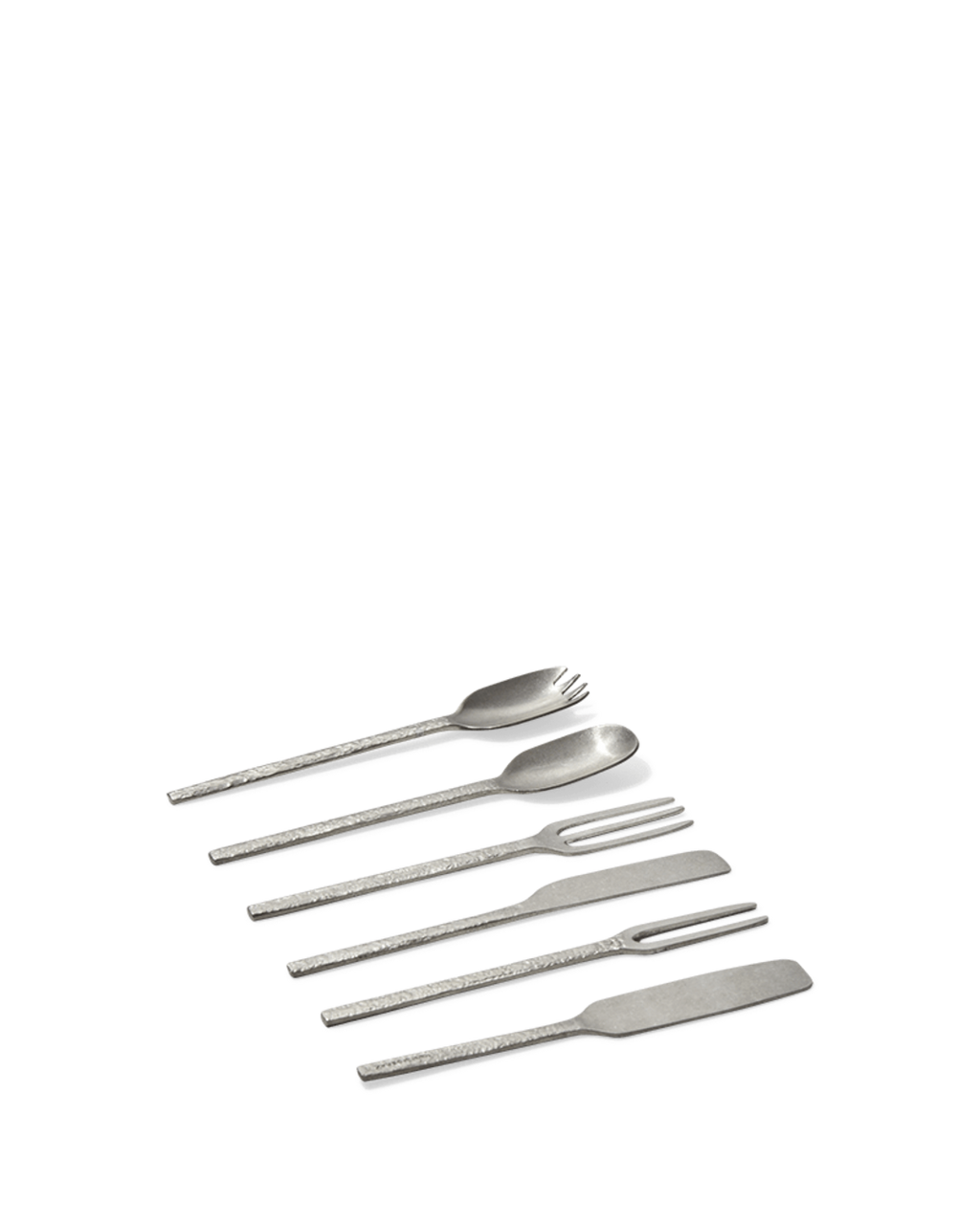 Serax - Fourchette Apéro En Métal Martelé Stonewash La Nouvelle Table