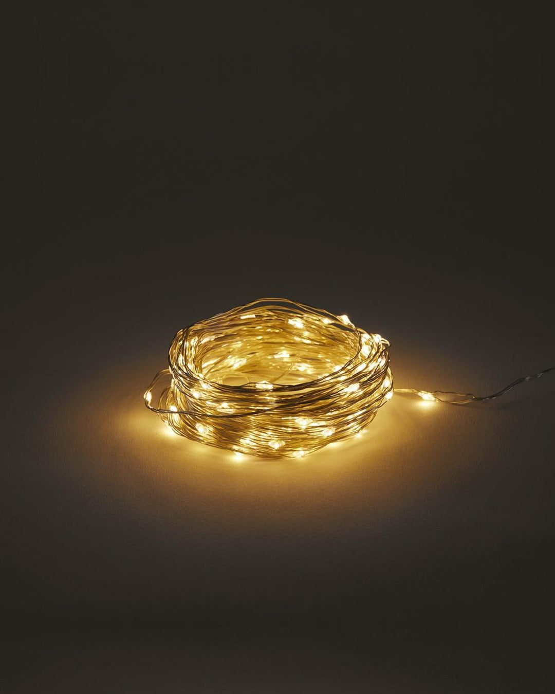 Merci - 12 m metal wire garland - 120 LED - Silver