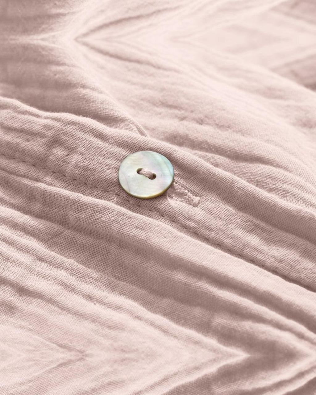 Merci - Cotton gauze duvet cover - Rose de Bagatelle