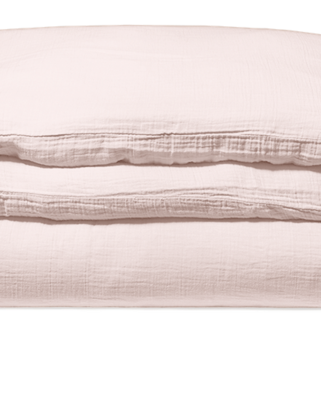 Merci - Cotton gauze duvet cover - Rose de Bagatelle