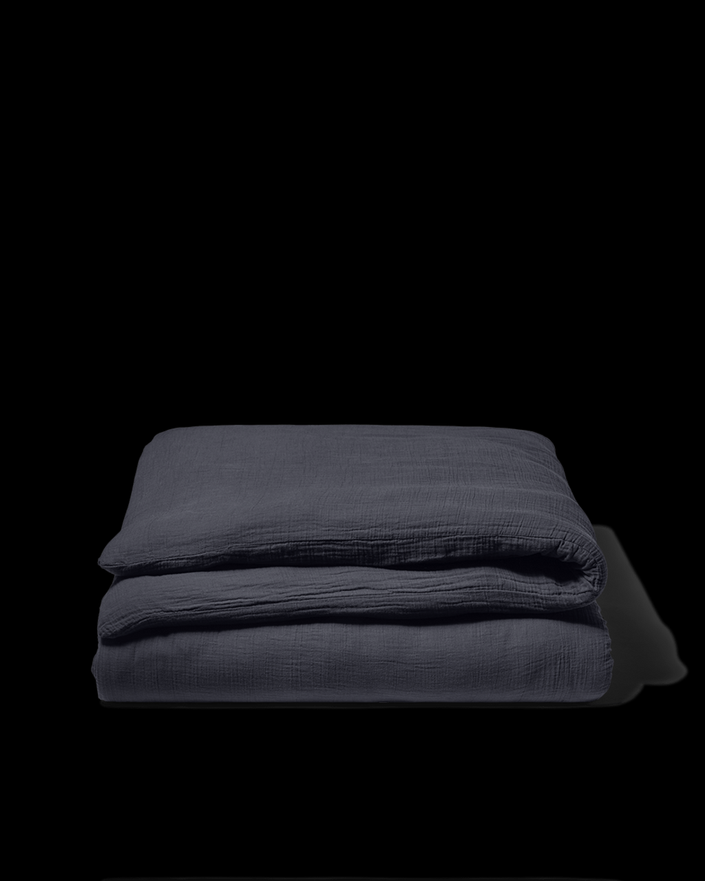 Merci - Housse De Couette En Gaze De Coton - Gris Fusain