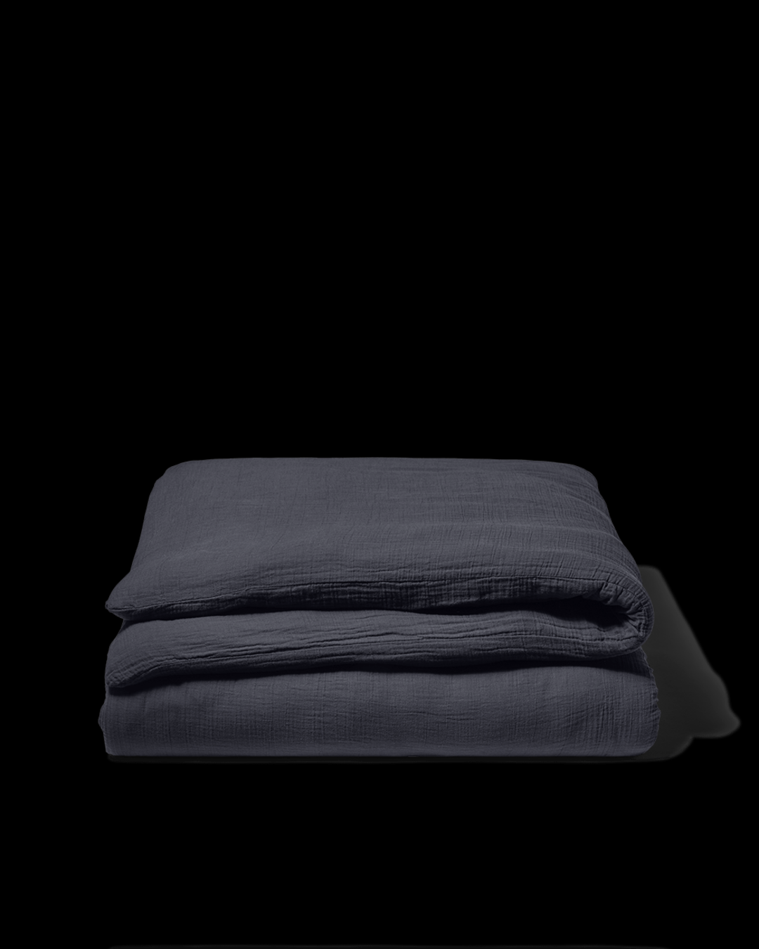 Merci - Housse De Couette En Gaze De Coton - Gris Fusain