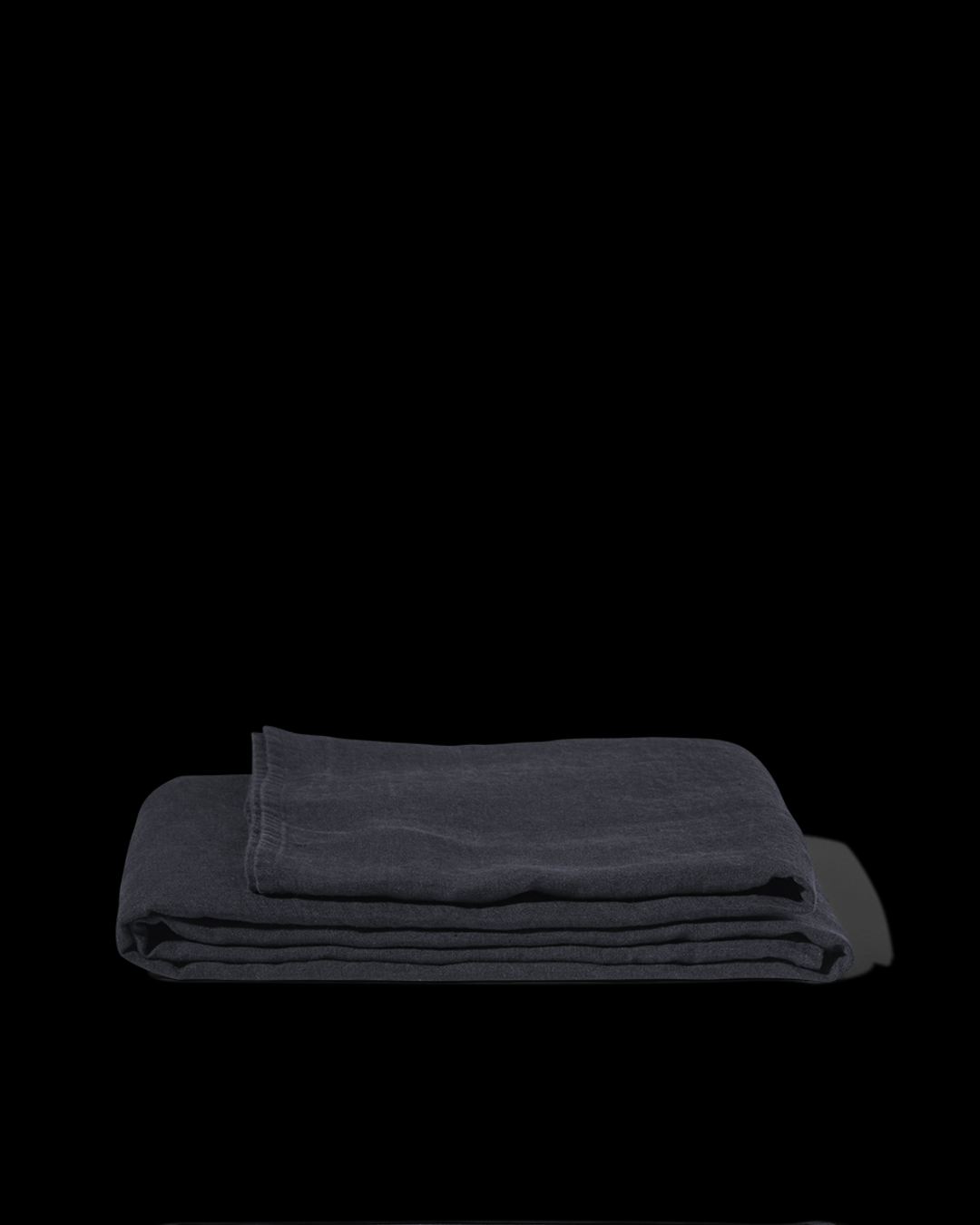 Merci - Washed linen tablecloth - Ink Blue