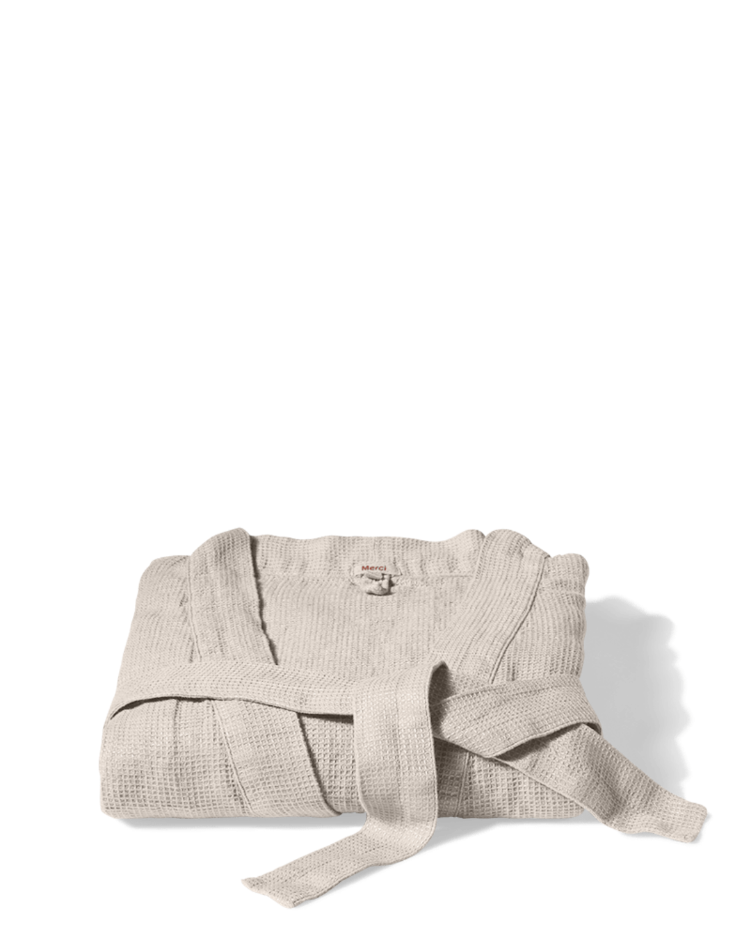 Merci - Linen bathrobe - Honeycomb - Stone