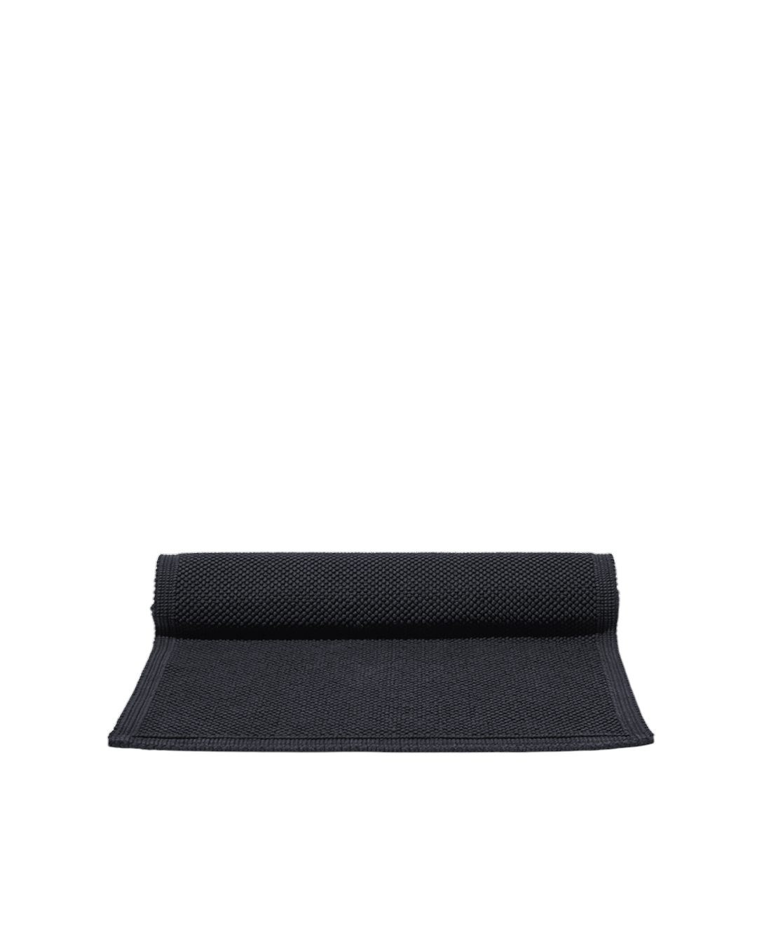 Tapis de bain Vivaraise couleur carbone à texture texturée, proposé par Merci Paris pour une salle de bain élégante.