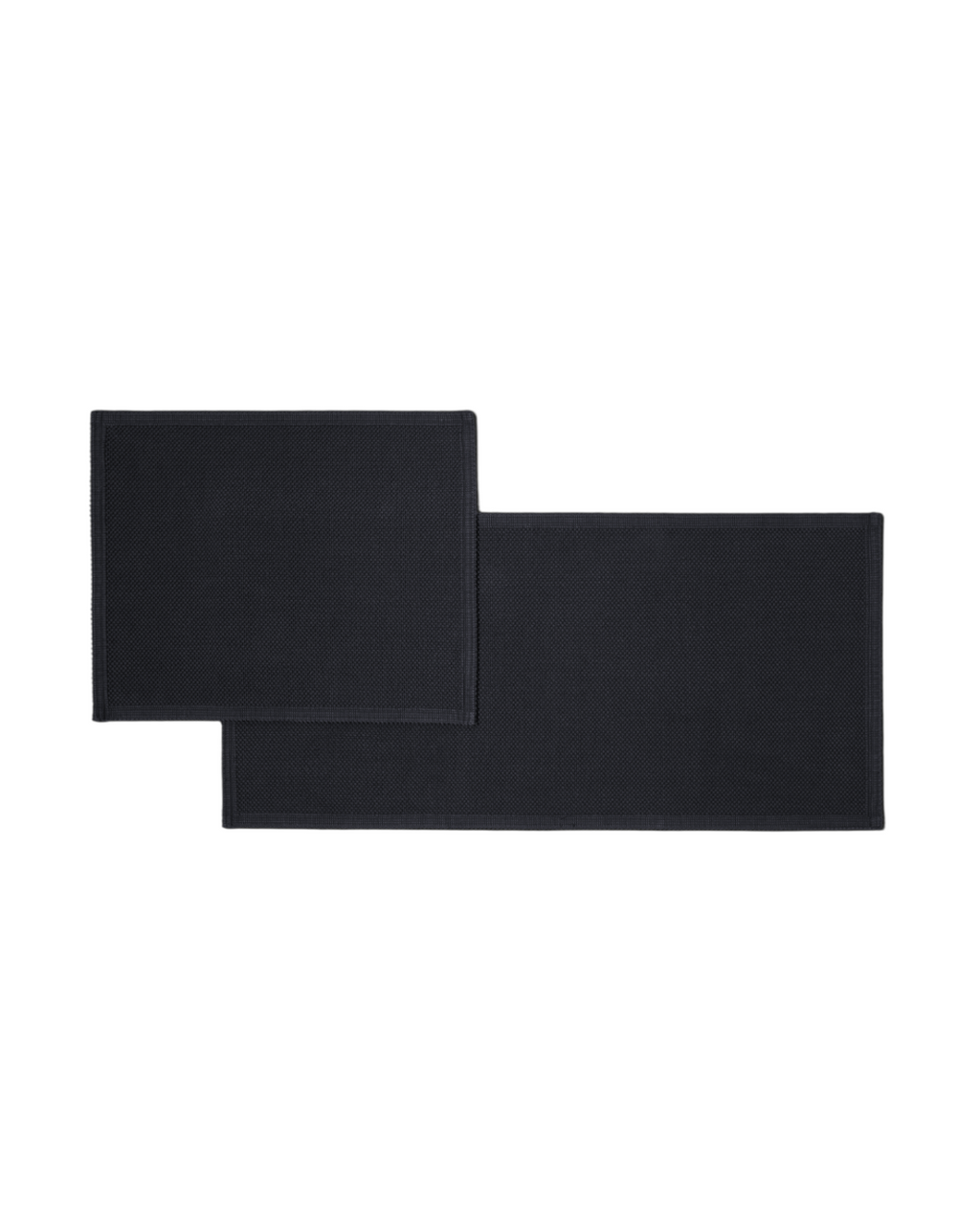 Tapis de bain Vivaraise couleur carbone par Merci Paris, texture gaufrée antidérapante pour salle de bain.