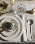 Merci - Washed linen napkin - Optical White