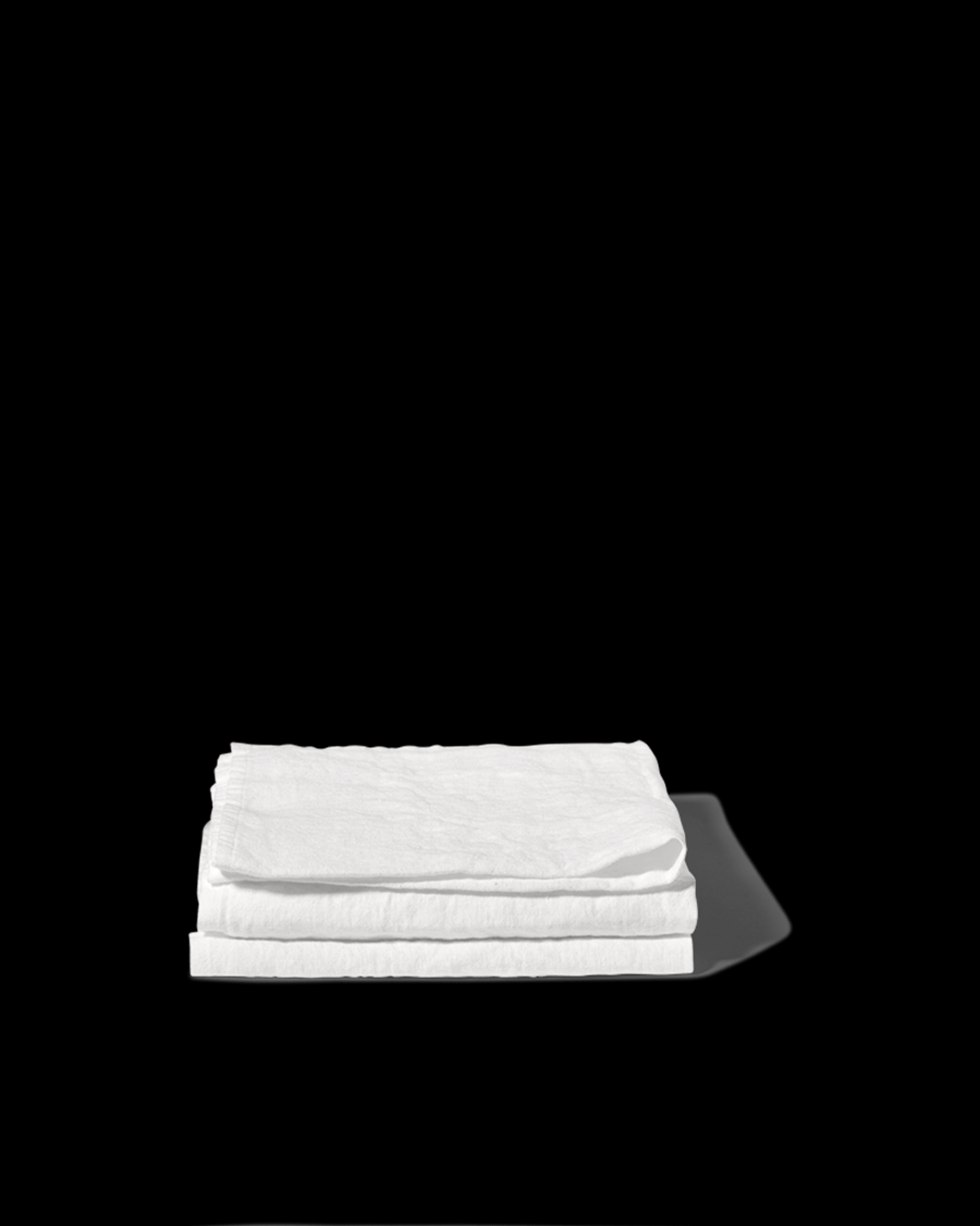Merci - Washed linen napkin - Optical White