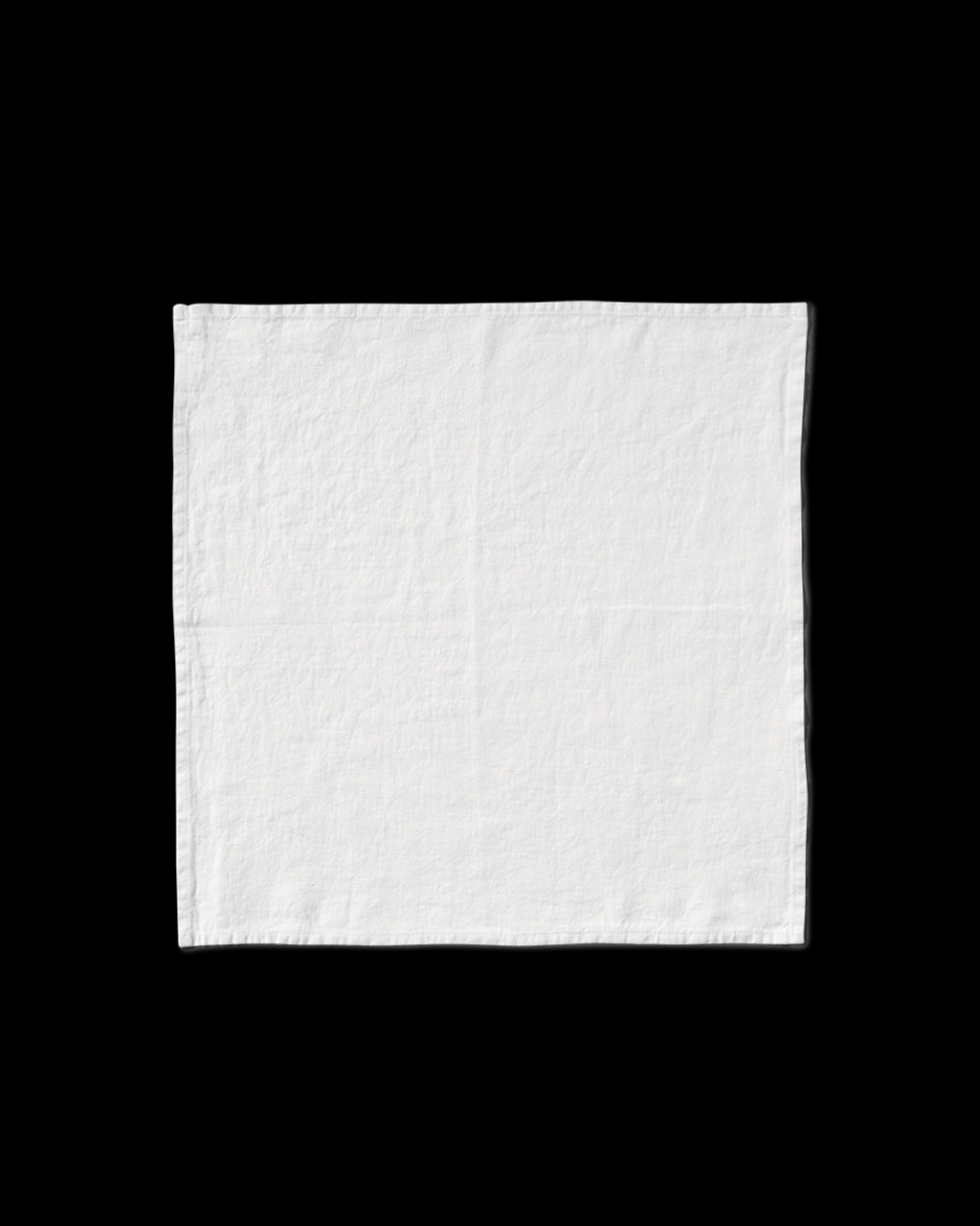 Merci - Washed linen napkin - Optical White