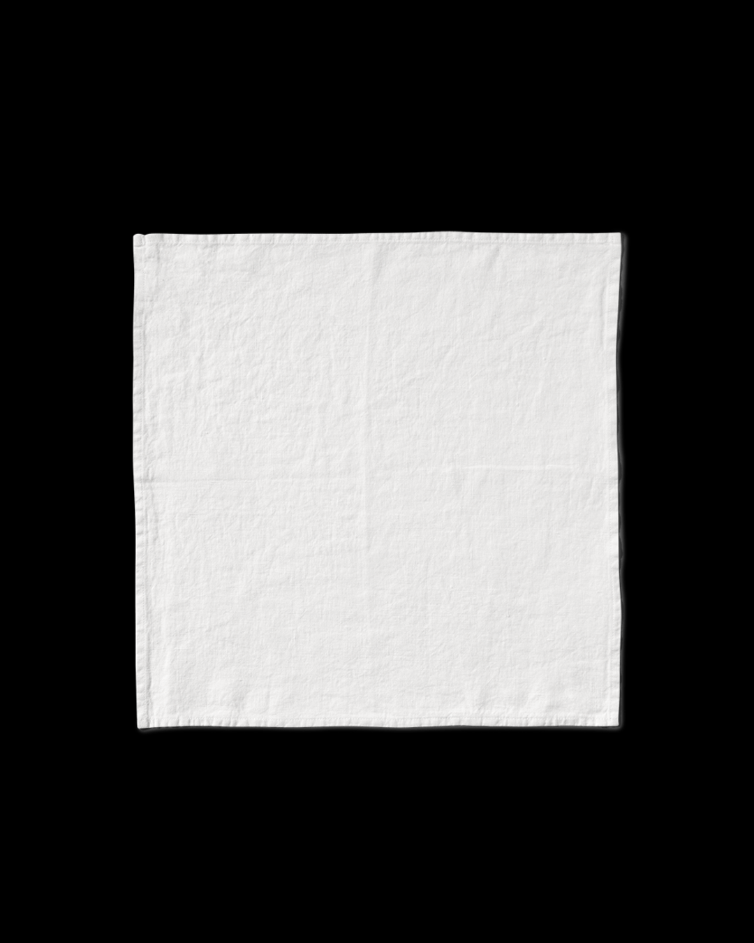 Merci - Washed linen napkin - Optical White