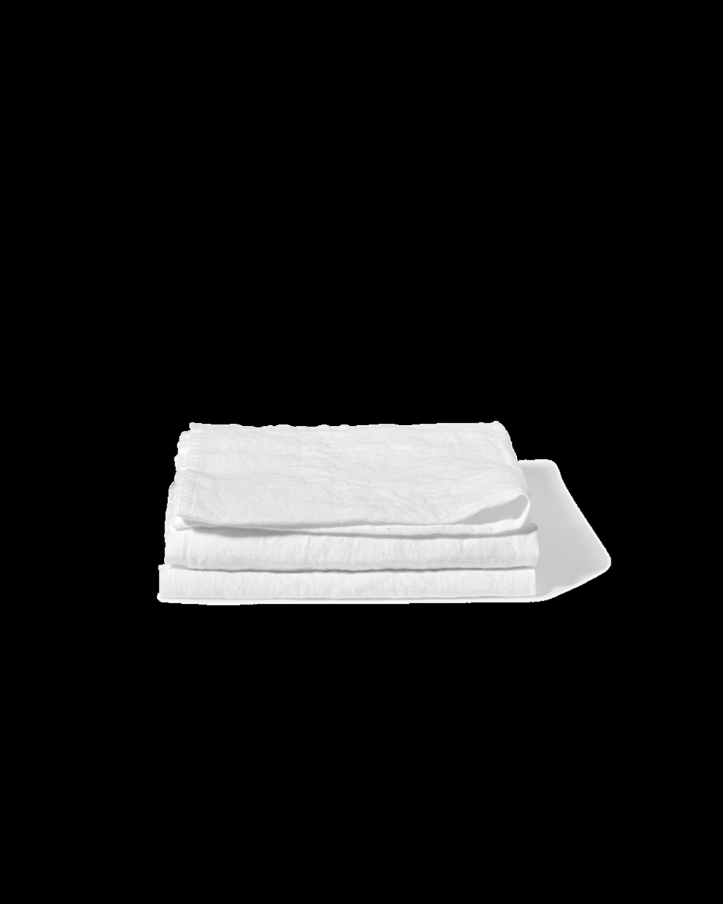 Merci - Washed linen napkin - Optical White