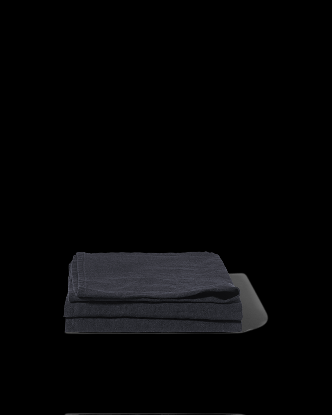 Merci - Washed linen napkin - Ink Blue