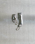 Kikkerland - Set De 2 Coupe-Ongles Pour Mains Et Pieds - Argenté