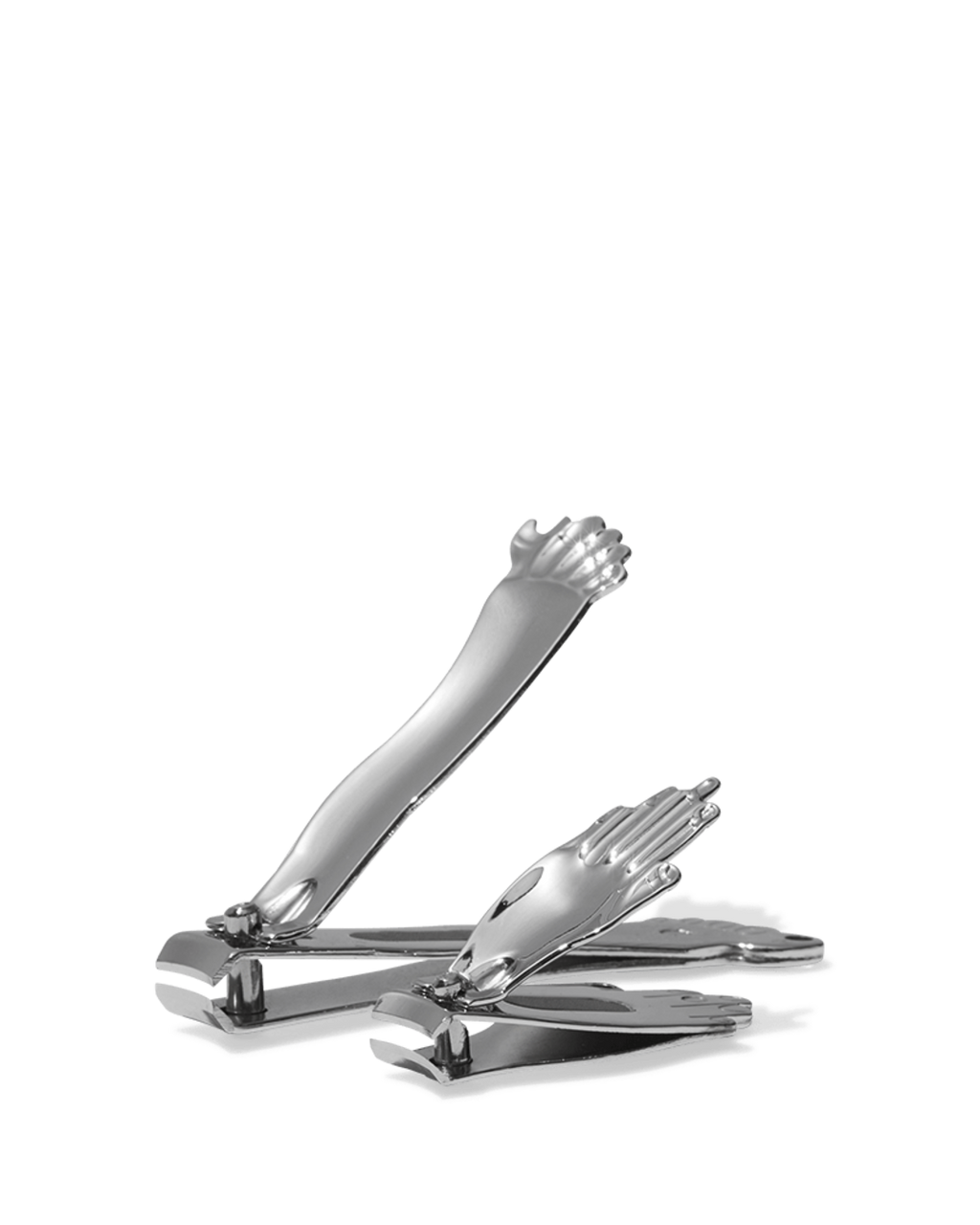 Kikkerland - Set De 2 Coupe-Ongles Pour Mains Et Pieds - Argenté