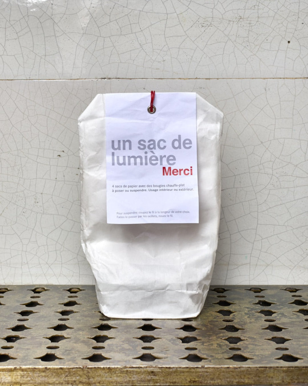 Merci - Bag of light - White & Silver