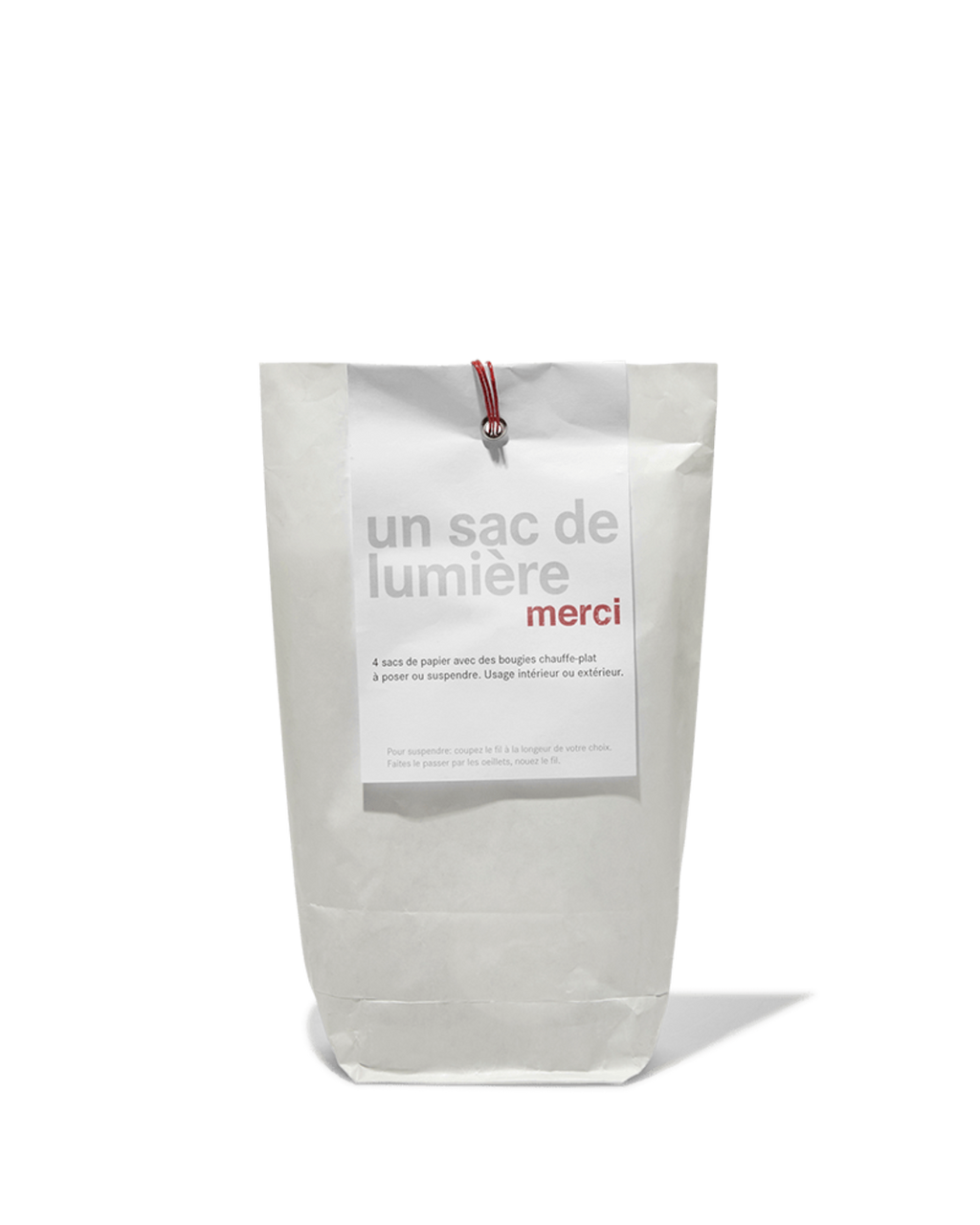 Merci - Bag of light - White & Silver