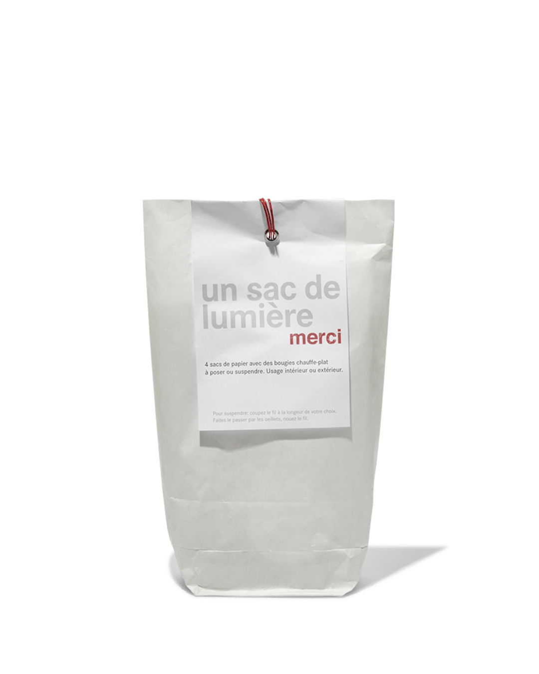 Merci - Bag of light - White & Silver