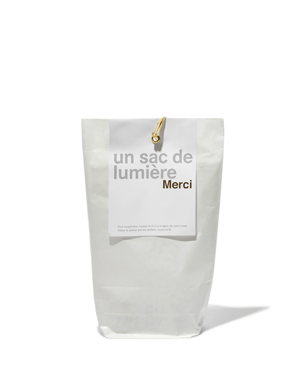 Merci - Bag of light - White & Or