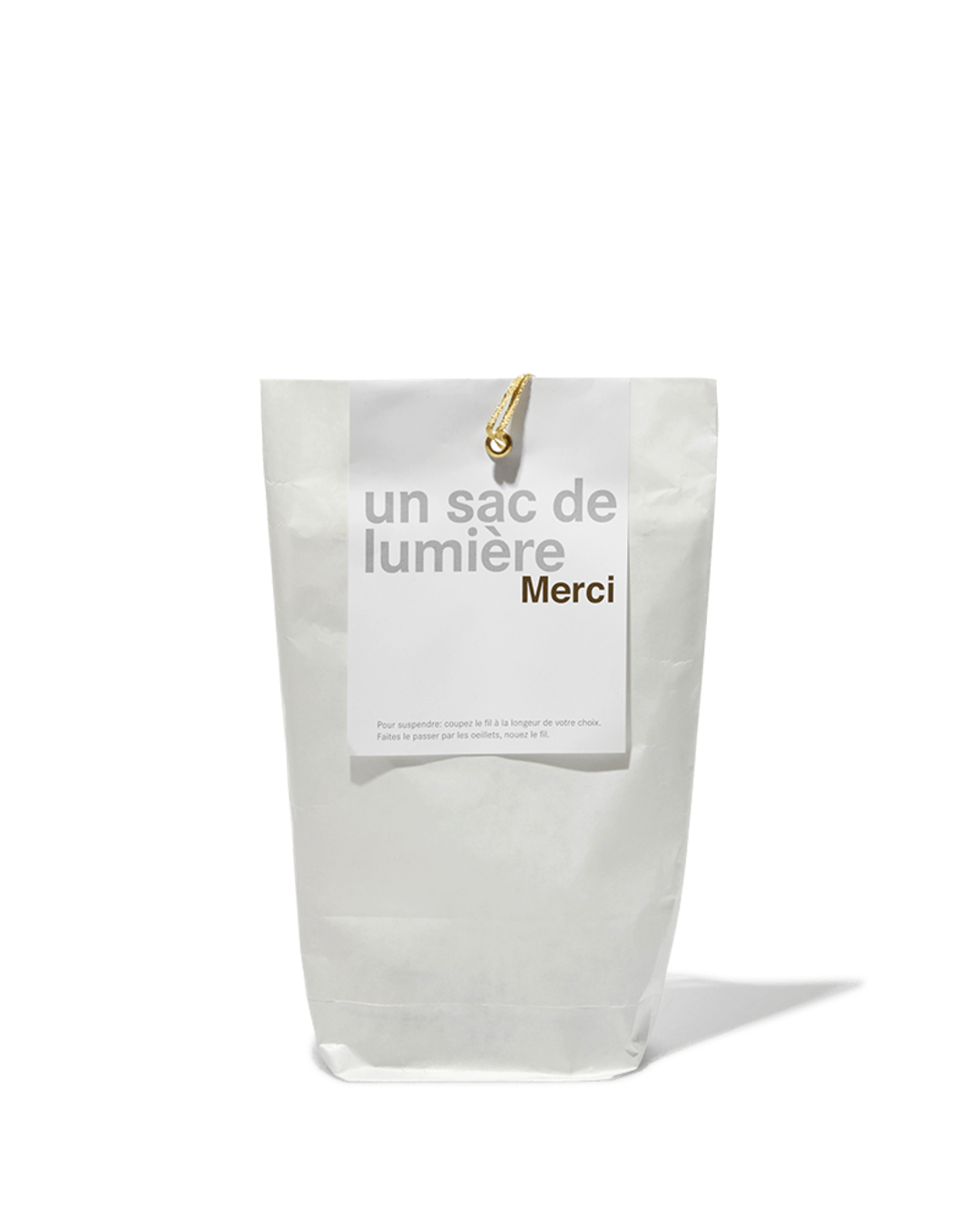 Merci - Bag of light - White & Or