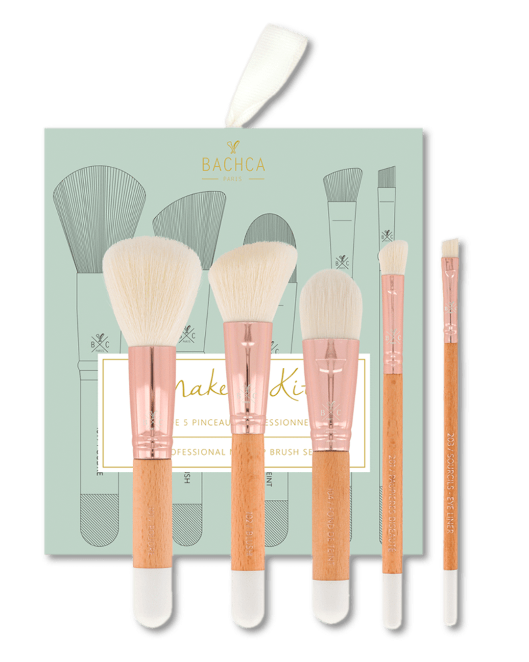 Bachca - Makeup professional brush set