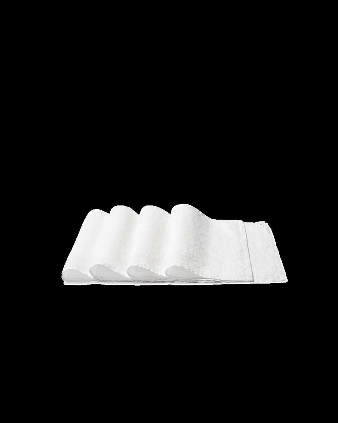 Merci - Washed linen placemat - Optical White