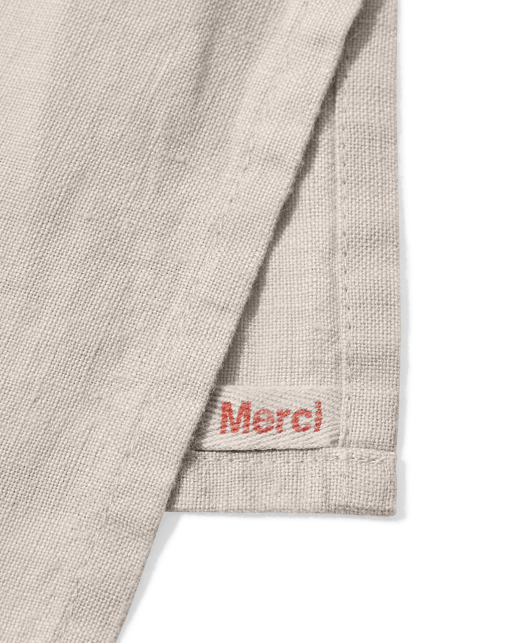 Merci - Washed linen placemat - Stone