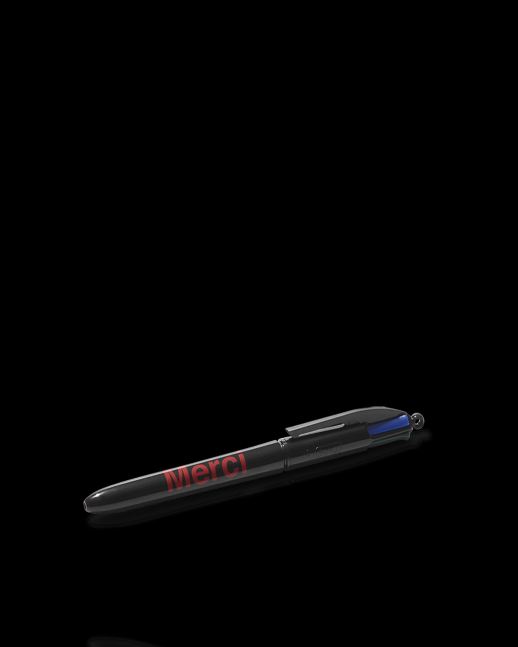 Merci - 4-color pen - Black