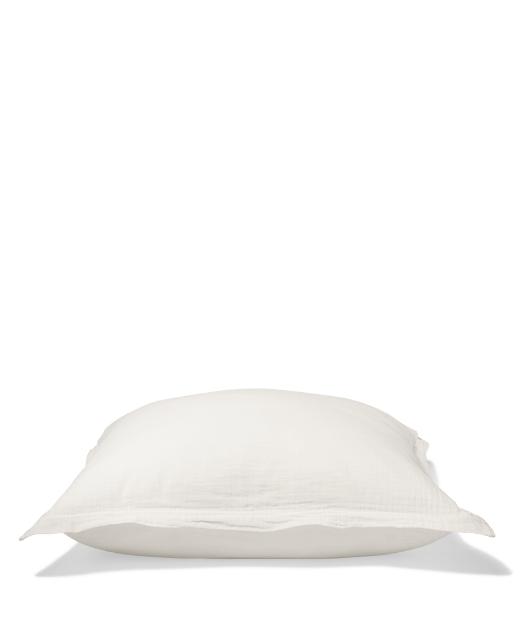 Merci - Cotton gauze pillowcase - Meudon White
