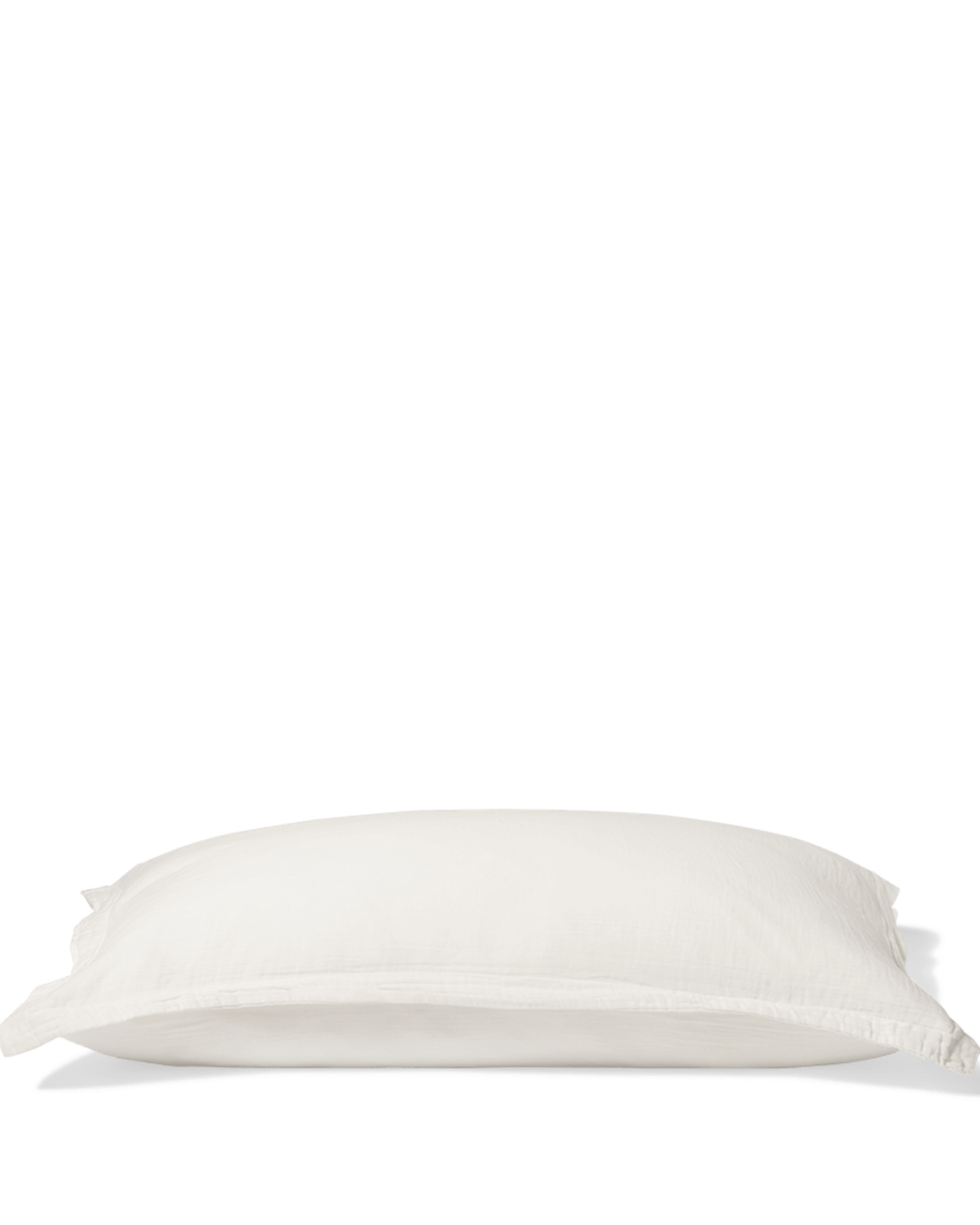 Merci - Cotton gauze pillowcase - Meudon White