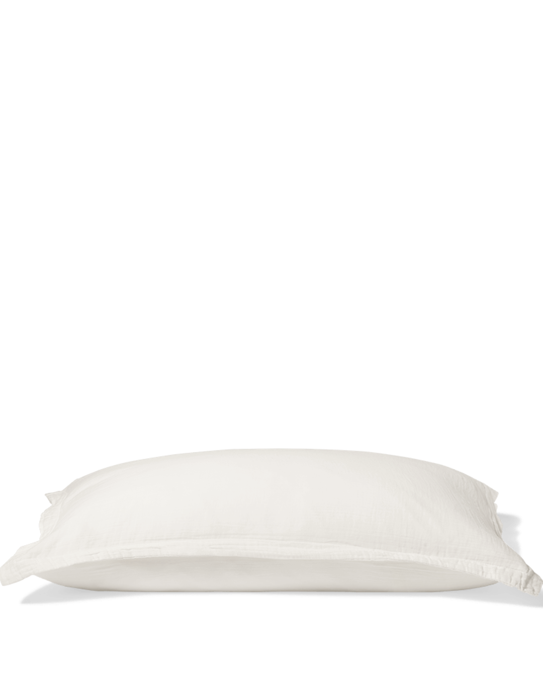 Merci - Cotton gauze pillowcase - Meudon White