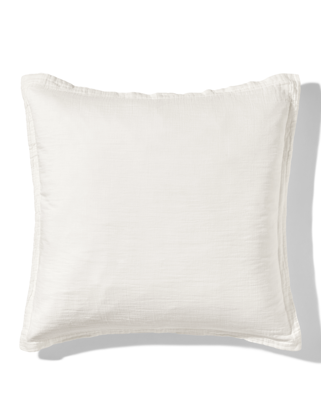 Merci - Cotton gauze pillowcase - Meudon White