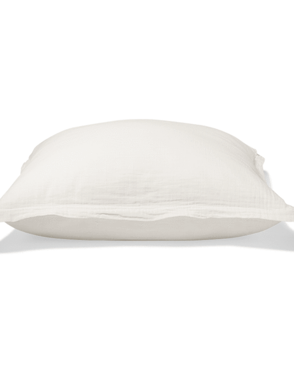 Merci - Cotton gauze pillowcase - Meudon White