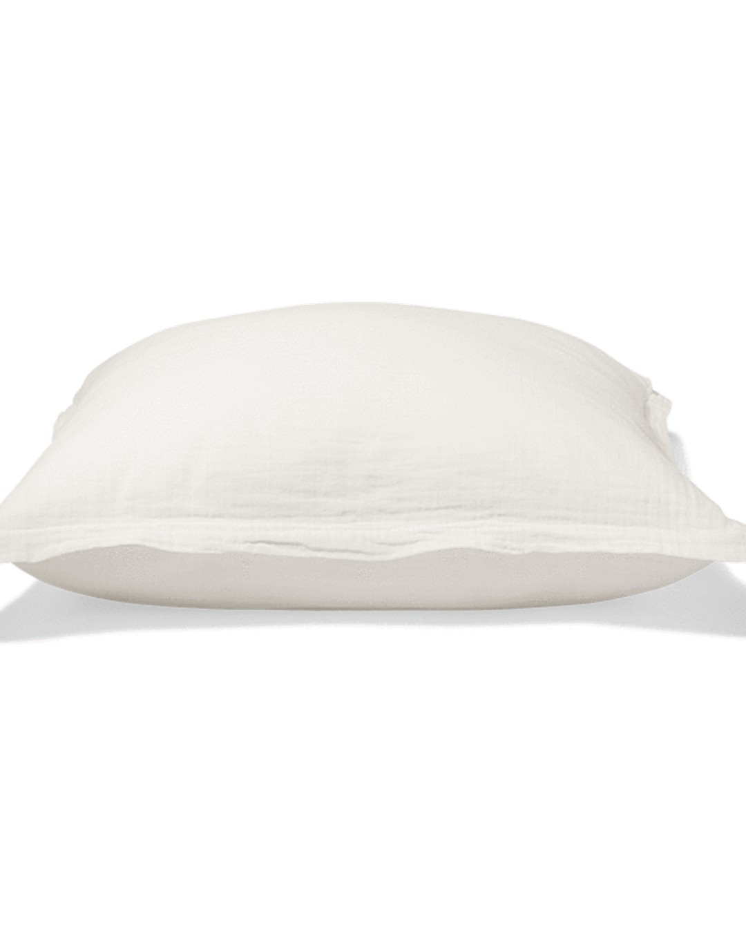 Merci - Cotton gauze pillowcase - Meudon White