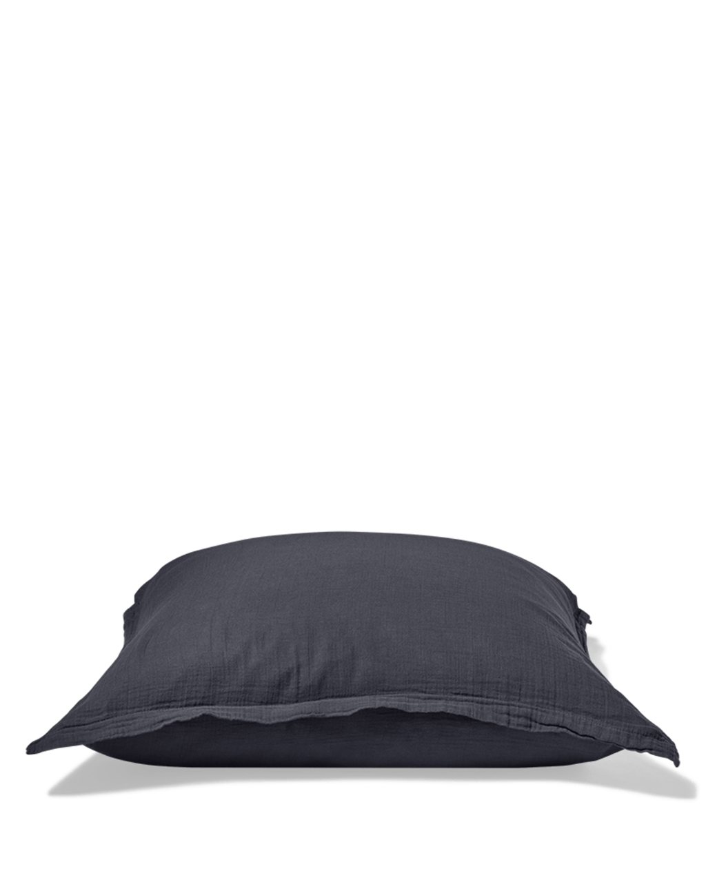 Merci - Cotton gauze pillowcase - Charcoal Grey