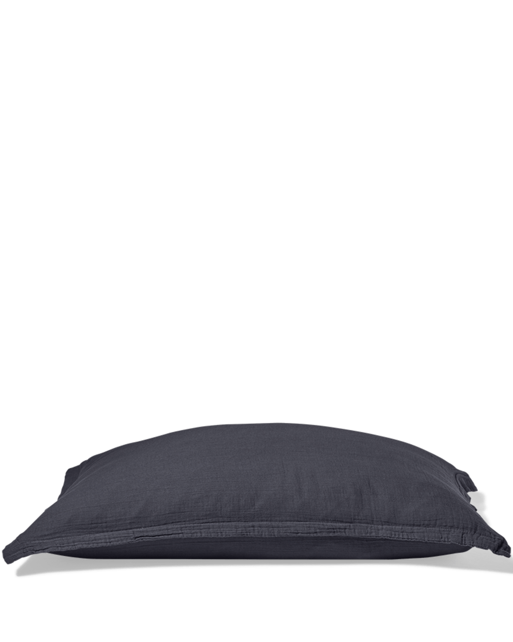 Merci - Cotton gauze pillowcase - Charcoal Grey