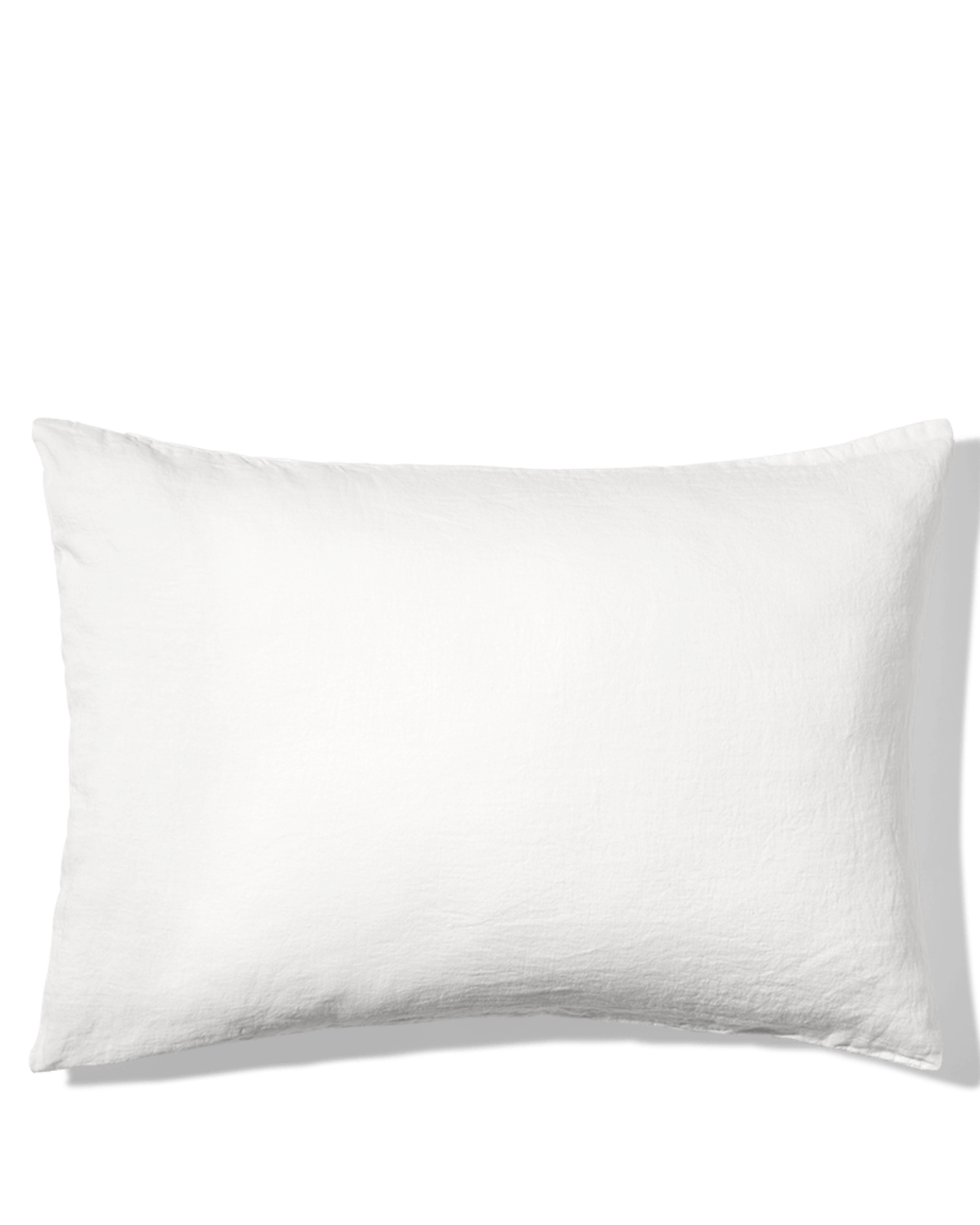 Merci - Washed linen pillowcase - Optical White