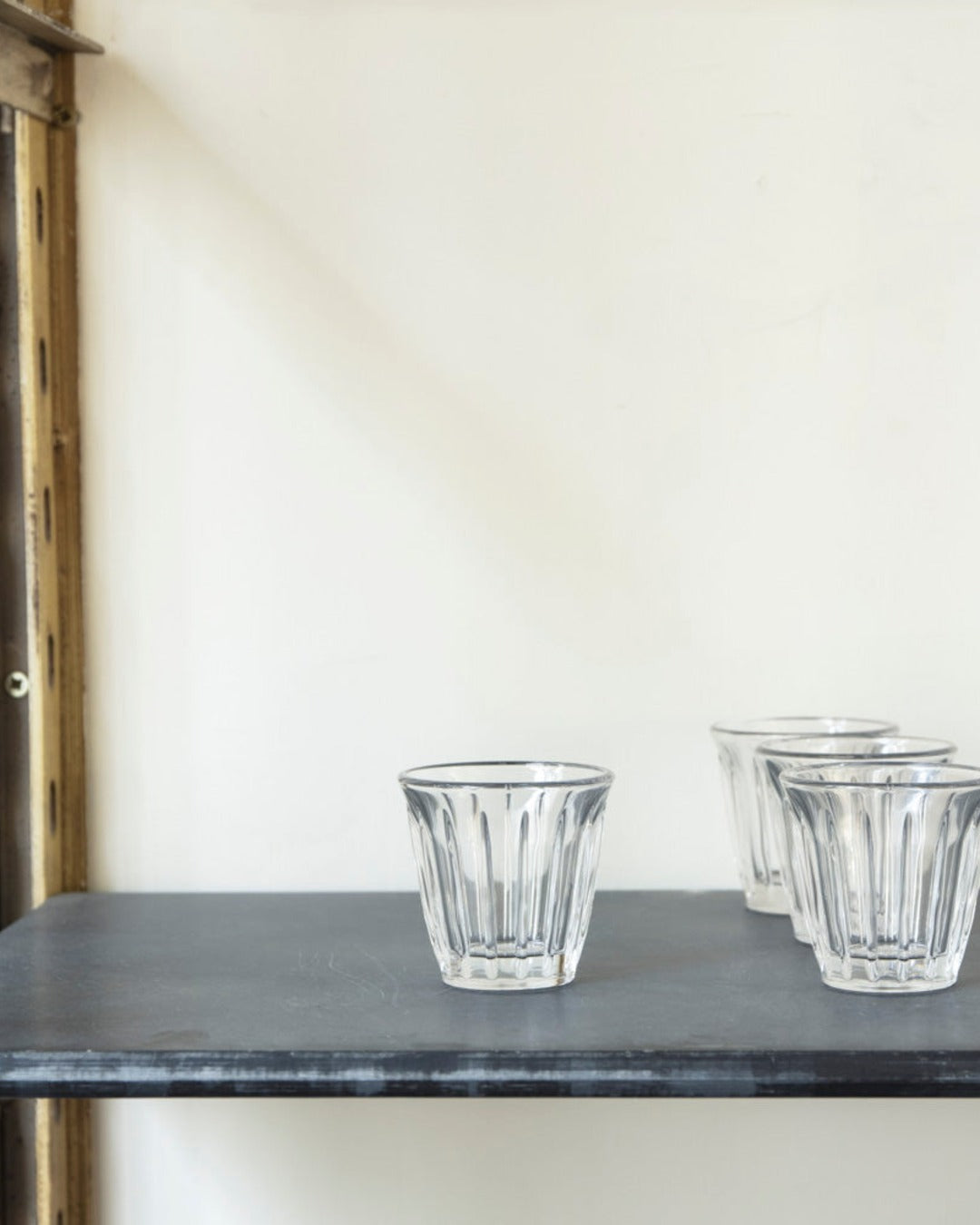 La Rochere - Espresso cup in ridged glass - Clear