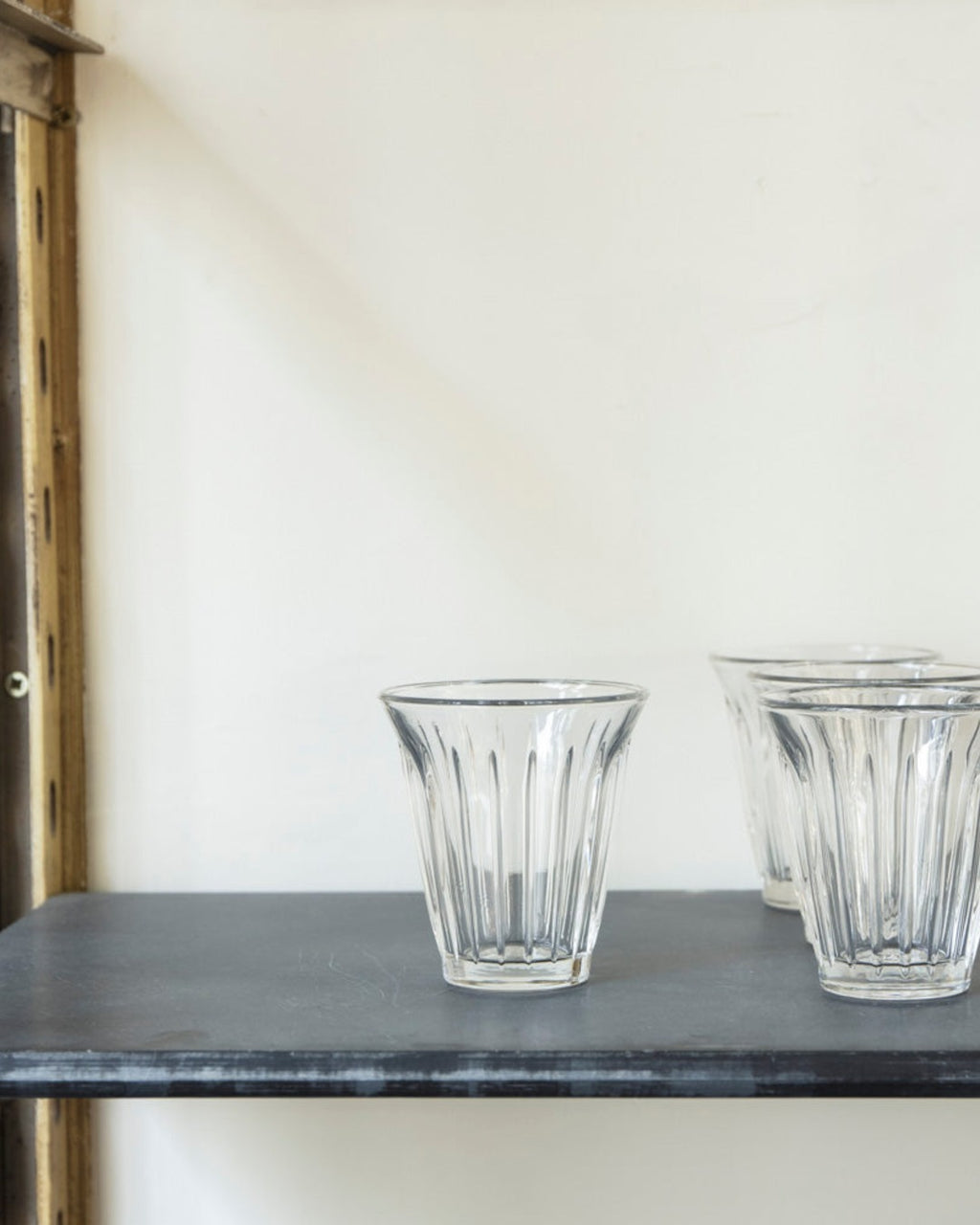 La Rochere - Tea glass in ridged glass - Zinc